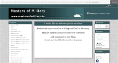 Desktop Screenshot of mastersofmilitary.de
